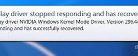 Display driver NVIDIA Windows Kernal Mode Driver, Version xxx.xx stopped responding and has successfully recovered – Cách khắc phục