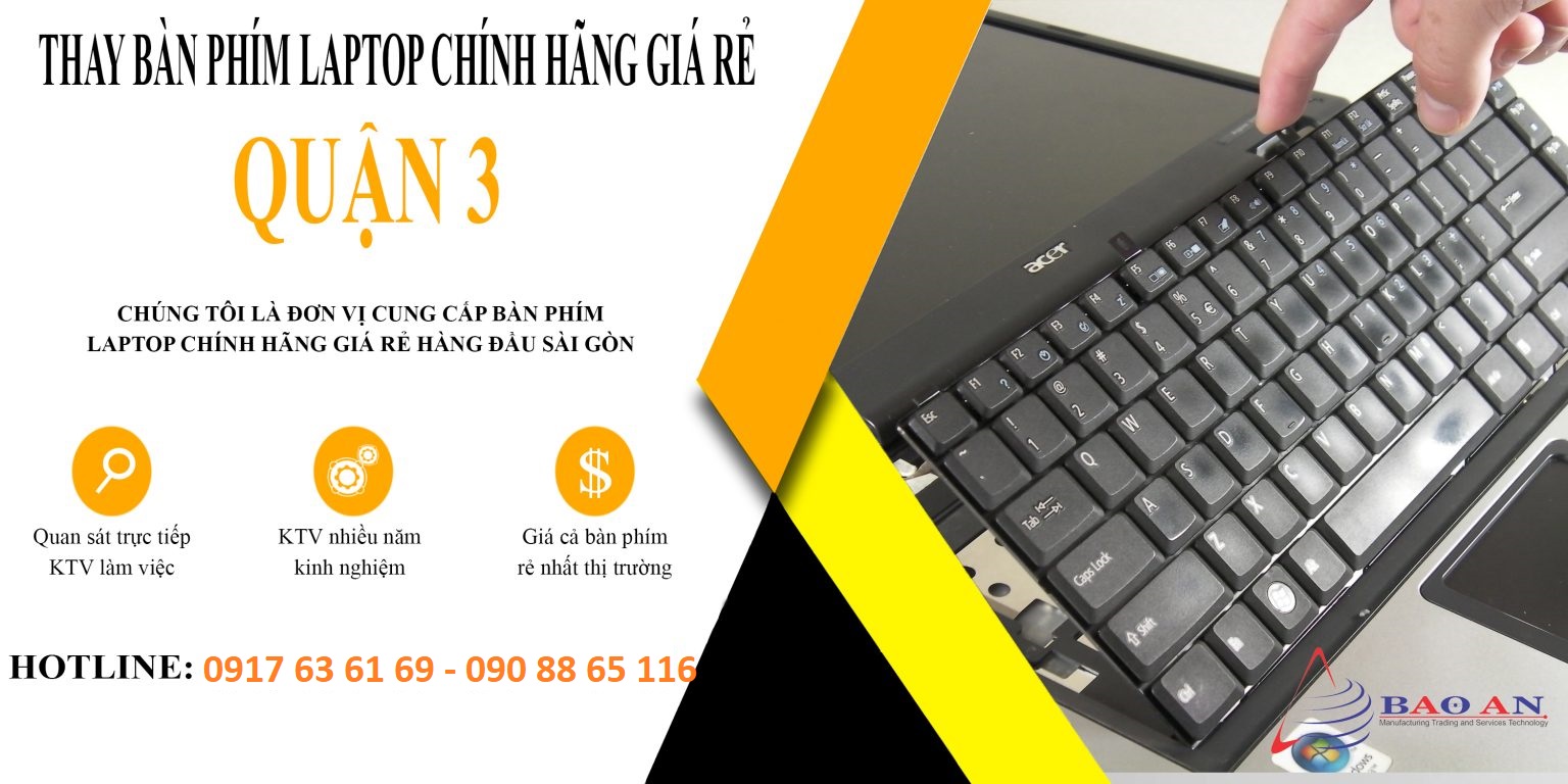 Công ty SỬA LAPTOP Modun là một trong những đơn vị sửa chữa và cung cấp linh kiện chính hãng uy tín hàng đầu tại Sài Gòn. Chúng tôi nhận thay bàn phím laptop chính hãng giá rẻ tại Quận 3