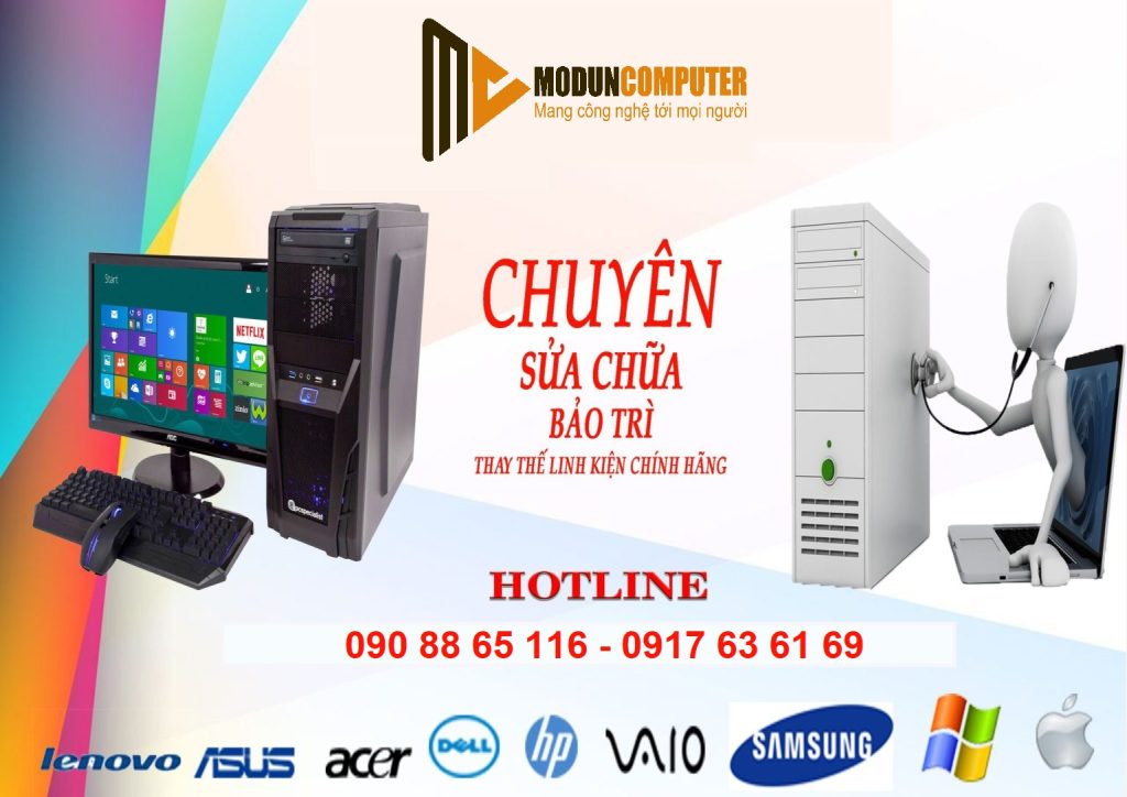 Dịch vụ bảo trì máy tính cho công ty, văn phòng tại TP.HCM - ModunComputer