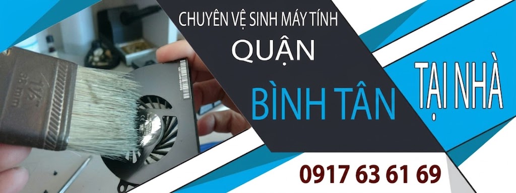 Dịch vụ vệ sinh laptop tại quận Bình Tân chuyên nghiệp, vệ sinh quạt tản nhiệt, thay keo tản nhiệt, giúp laptop hoạt động mát hơn và ổn định hơn.