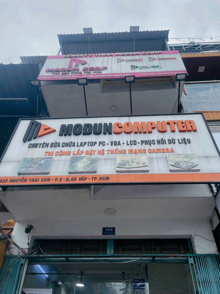 Cửa hàng sữa chữa máy tính ModunComputer HCM