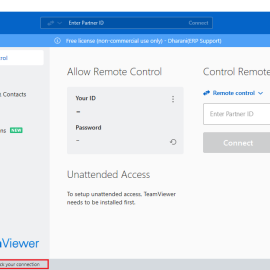 Sửa lỗi Teamviewer không hiện ID trên Windows 10