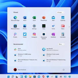 chuyển nút Star Menu sang trái trong Windows 11
