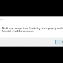 The License Manager is not functioning và cách khắc phục