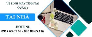 Dịch vụ vệ sinh laptop giá rẻ tại quận 6, vệ sinh quạt tản nhiệt, thay keo tản nhiệt, giúp laptop hoạt động mượt, mát và ổn định hơn.
