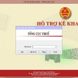 Hướng dẫn cách sửa lỗi không gõ được tiếng việt khi khai báo thuế HTKK.