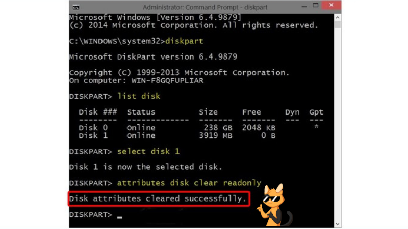 Khắc phục lỗi USB báo “The disk is write protected” – ModunComputer