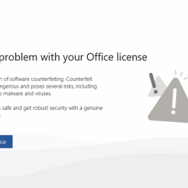 Your license isn’t genuine, and you may be a victim of software counterfeiting – Khắc phục hiệu quả