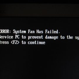 Sửa lỗi System Fan Has Failed