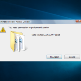 Nguyên nhân và khắc phục lỗi You need permission to perform this action Windows 10,11