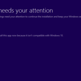 Cách sửa lỗi Uninstall this app now because it isn’t compatible with Windows 10