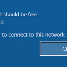 Lỗi laptop can’t connect to this network