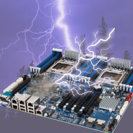 Mainboard bị sét đánh có cứu được không?