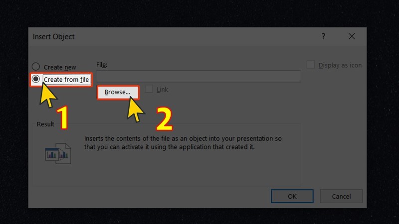Cách liên kết file Excel và Power Point chi tiết