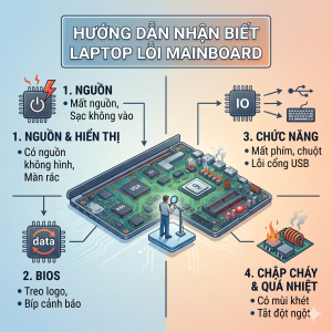 Hướng dẫn nhận biết Laptop lỗi mainboard và cách khắc phục
