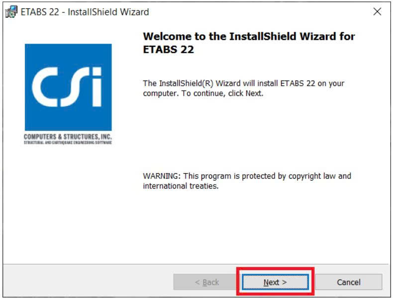 HƯỚNG DẪN CÀI ĐẶT ETABS V22.0.0.3628 MIỄN PHÍ