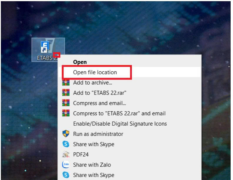 HƯỚNG DẪN CÀI ĐẶT ETABS V22.0.0.3628 MIỄN PHÍ