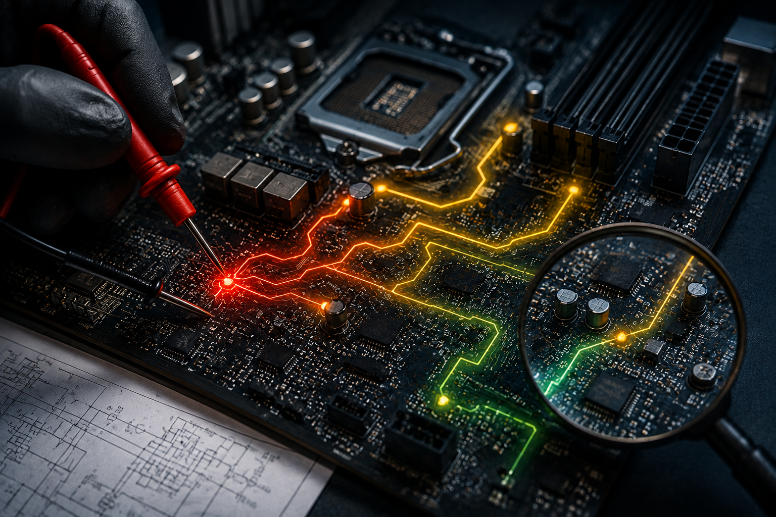 Mainboard bị chập nguồn, mình nên làm gì?