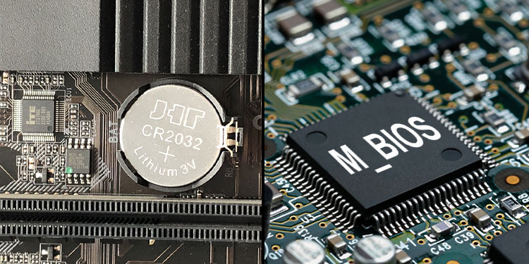 Xoá BIOS - Khôi phục pin CMOS