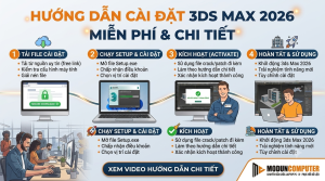 Hướng dẫn cài đặt 3ds Max 2026 miễn phí & chi tiết